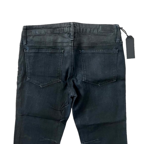 $300 RTA Road to Awesome WAXED Distress SKINNY Jeans USED GREY 28 - Picture 3 of 5